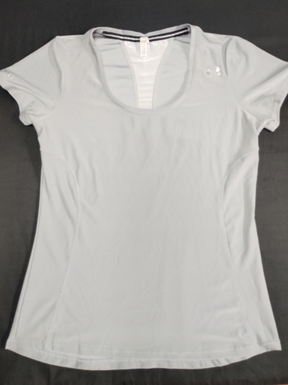 Light Gray Women's Scoop Neck Active Tee